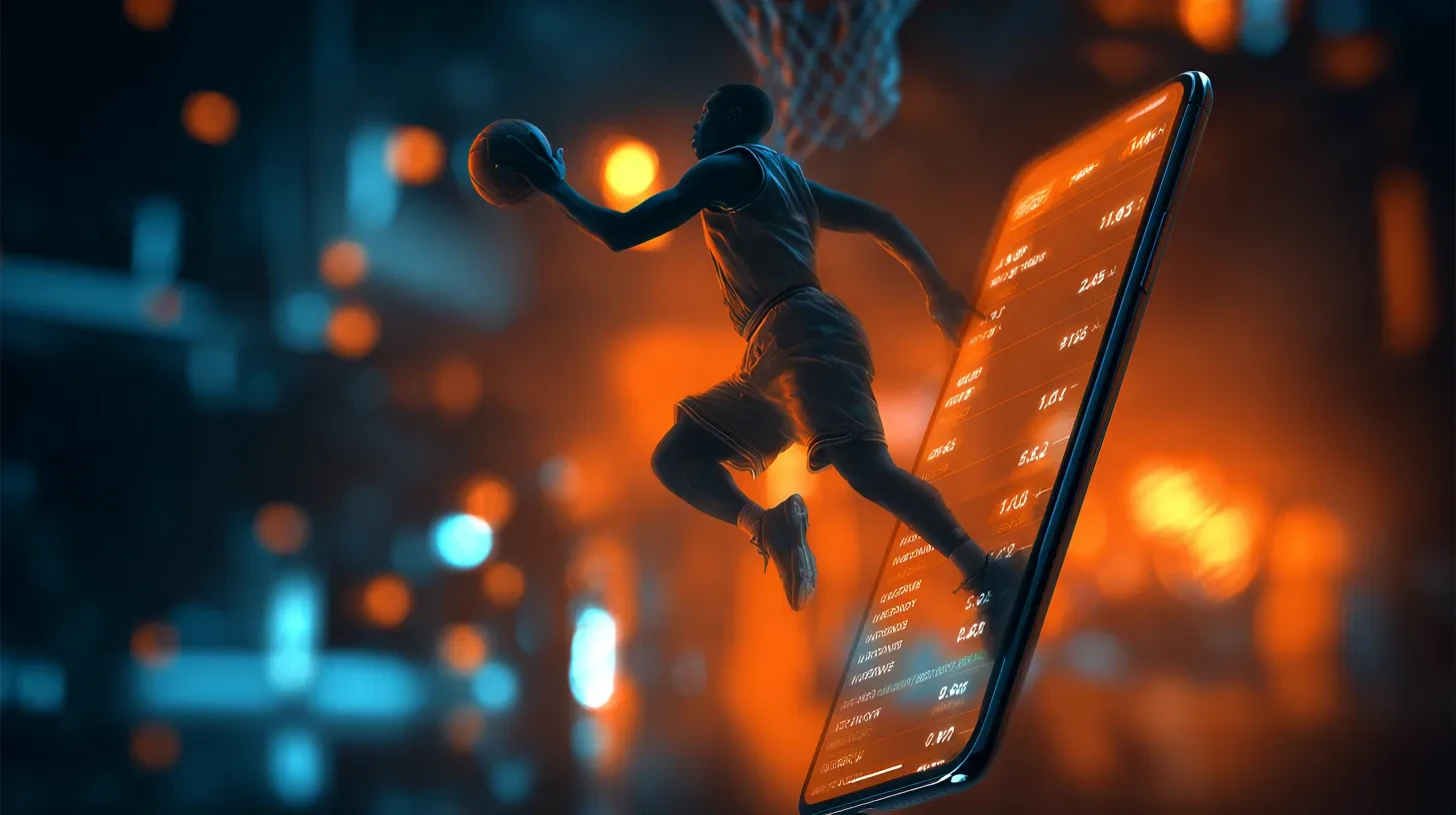 bet w — following sports on a mobile device